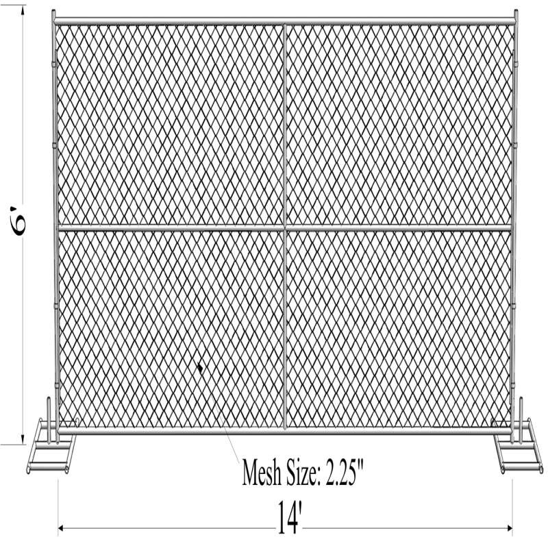 Chain Link Temporary Fencing