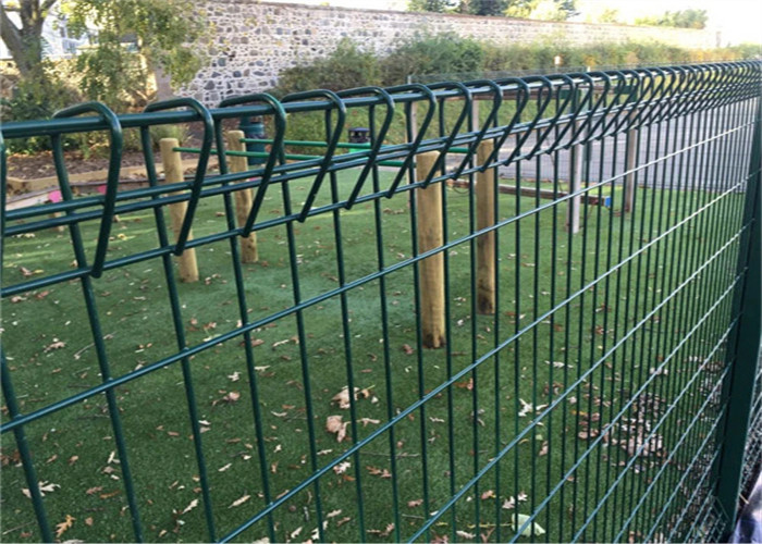 Ornamental Double Loop Circle Wire Mesh Brc Garden Fence