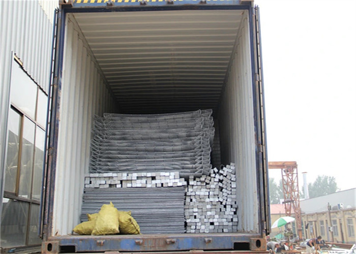 Ornamental Double Loop Circle Wire Mesh Brc Garden Fence