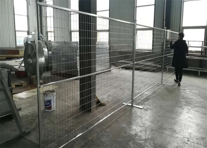 Canada Used Construction Site Temporary Galvanized Steel Fence