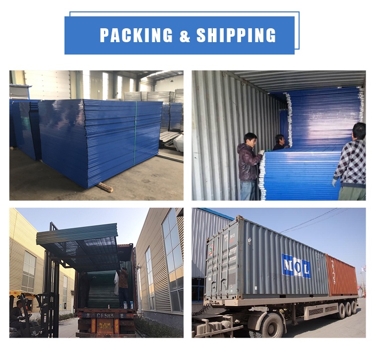 6ftx10ft Hight Quality Galvanized & Powder Coated Temporary Fence Canada Construction Site Fencing