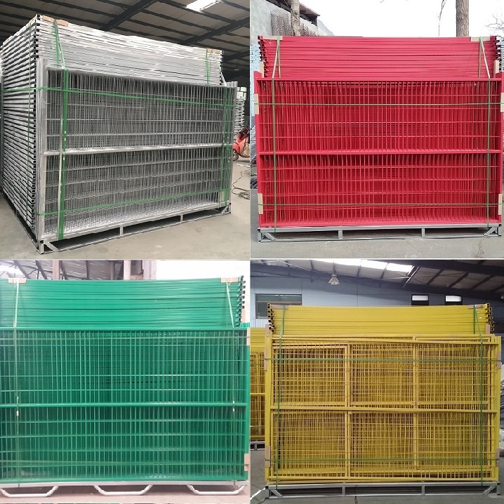 Haotian Canada Temporary Fence 6x10 / Mobile Protect Galvanized Fence / Construction Worksite Portable Fencing Panel For Sale