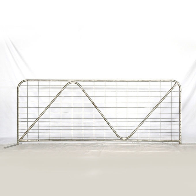 Australian Standard 12' n Brace Mesh Farm Stay Gate With Hinges 2