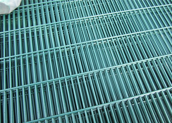 High Security Wire Fence with Wall Spikes On the top of 358 clearvu fencing panels 6