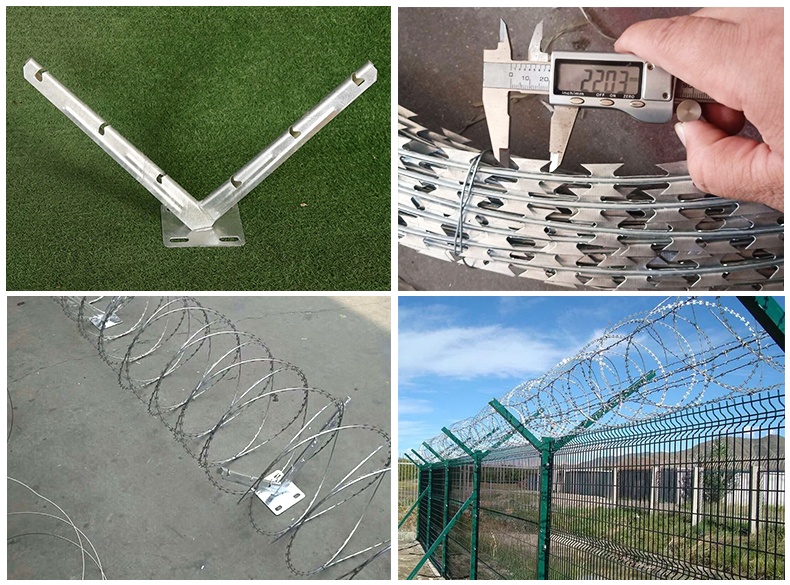 Welded Razor Wire Mesh Ribbon Fence 4
