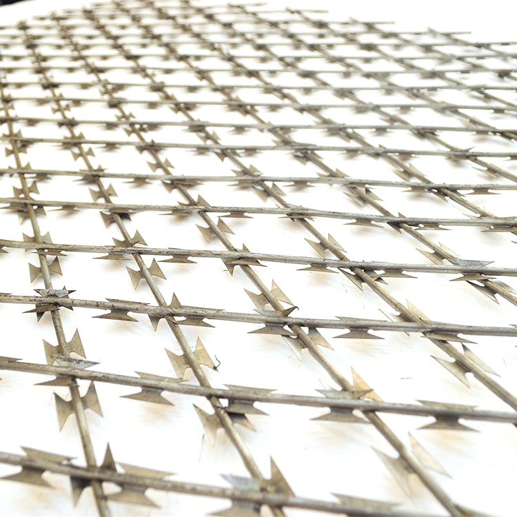 Rhombus Welded Razor Mesh Fence 150mmx300mm BT022 Hot dipped Galvanized 0