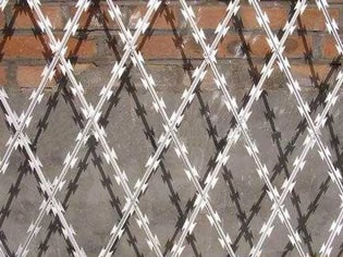 High Security Razor Wire Fence Welding Mesh 50mm*50mm 7