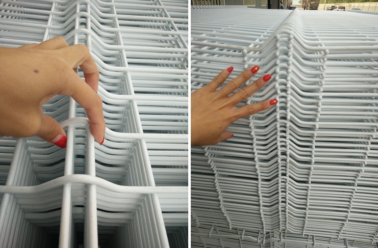 3D Curved Welded Wire Mesh Garden Fence Panel