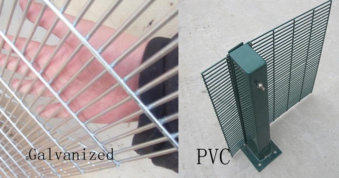 2016 hot sale cheap plastic metal anti climb safety 358 security fence