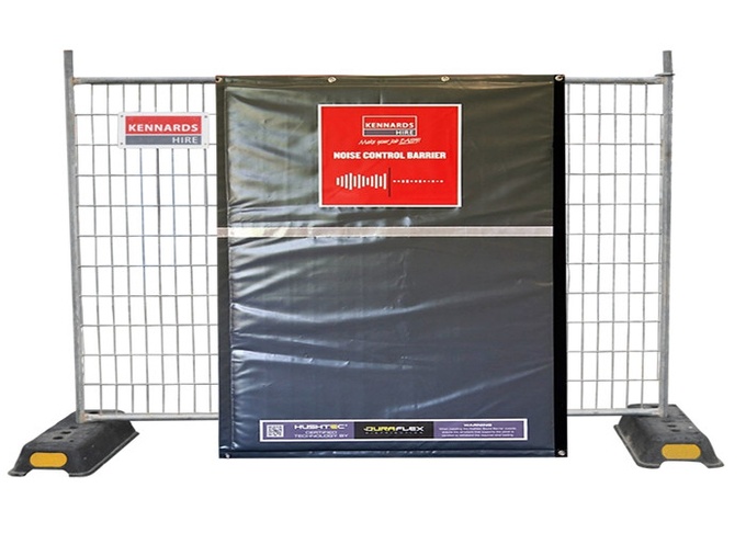 Portable Constrution Noise Barriers for Temp Fence Panels 2