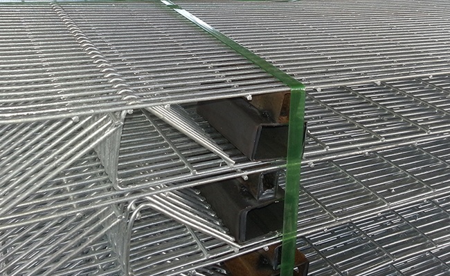 Hot dipped Galvanized BRC fence Panels 