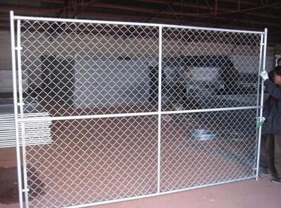 8'x12' tubing 1⅜"(35mm) x 16ga thickness chain link us standard temporary fencing 13ga/2.3m diameter 1