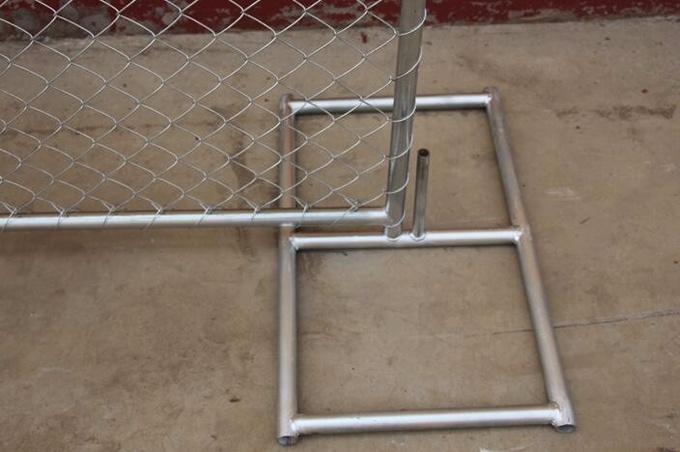 8'x12' tubing 1⅜"(35mm) x 16ga thickness chain link us standard temporary fencing 13ga/2.3m diameter 2