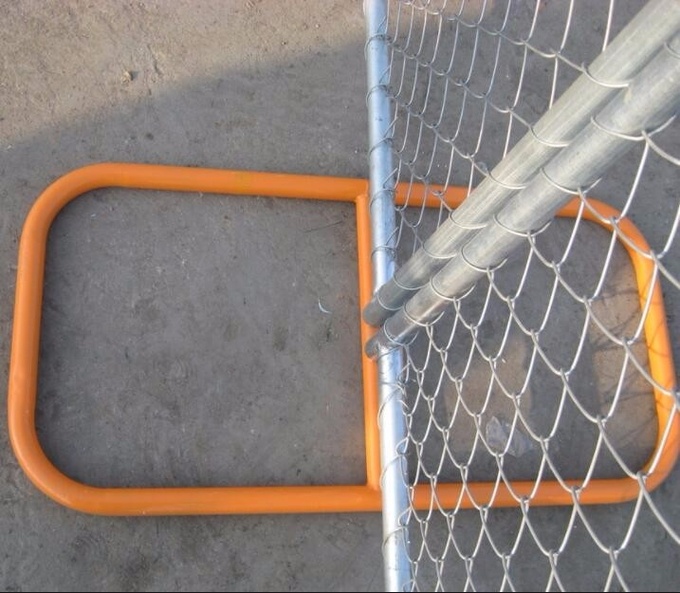 8'x12' tubing 1⅜"(35mm) x 16ga thickness chain link us standard temporary fencing 13ga/2.3m diameter 3