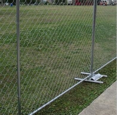 8'x12' tubing 1⅜"(35mm) x 16ga thickness chain link us standard temporary fencing 13ga/2.3m diameter 4