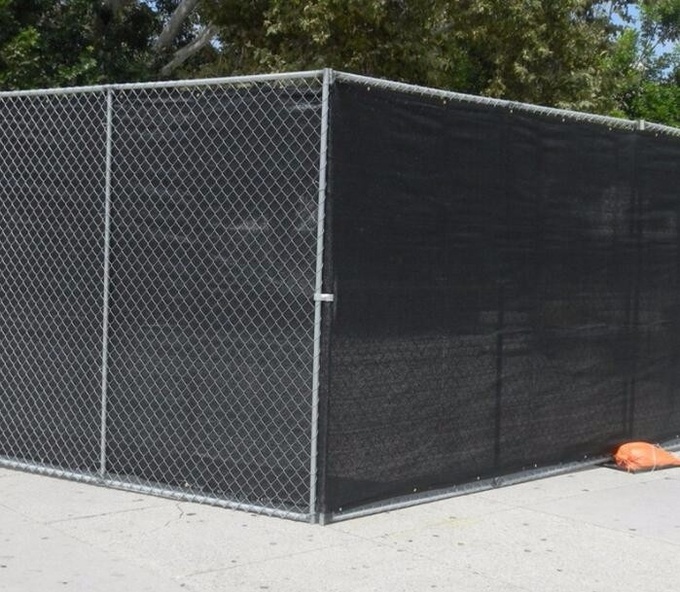 8'x12' tubing 1⅜"(35mm) x 16ga thickness chain link us standard temporary fencing 13ga/2.3m diameter 7