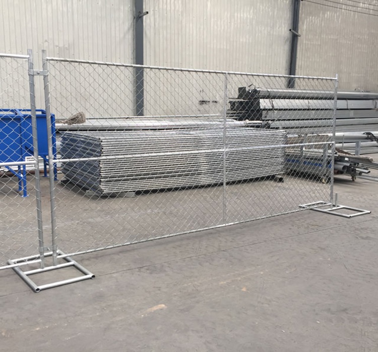 Wholesale Canada temporary galvanized 6x12 removable chain link fence