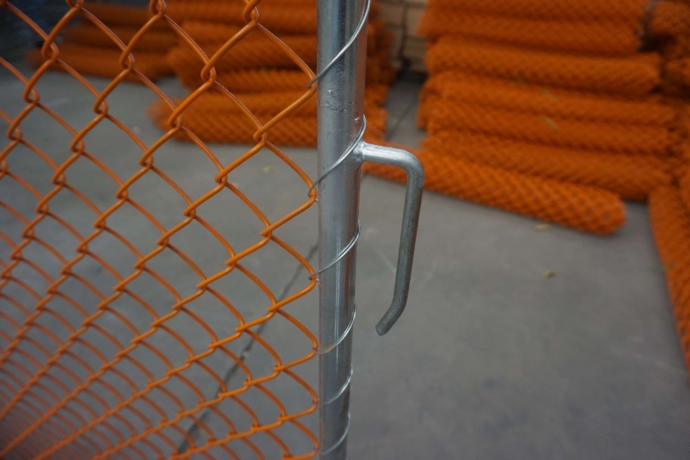 temporary chain link fence panels 6'x12' mesh 60mm x 60mm tube 1.25"  16ga wall thick 4