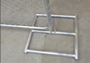 temporary chain link fence panels 6'x12' mesh 60mm x 60mm tube 1.25"  16ga wall thick 6
