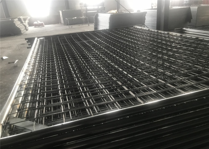 6'x10' temporary chain link fence panels 1&frac12;"(38mm) wall thick 15ga/1.80mm mesh opening 2&frac14;"x2&frac14;"(57mmx57mm) 10