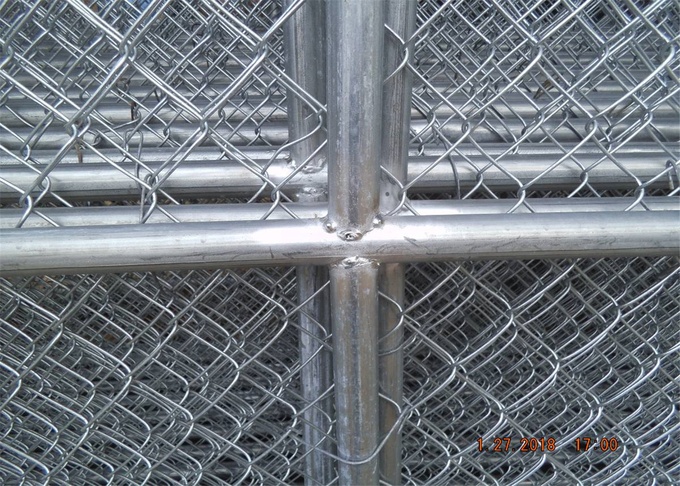 Chain Link Fence Panels 6' x 14' cross brace mesh 57mm x 57mm x 2.8mm wire tube 1½"(38mm) x 16 gague 10