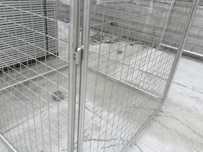 4mm Hot Dipped Galvanized Rubbish Cage Metal Garbage Cage Tube 32mm*1.5mm