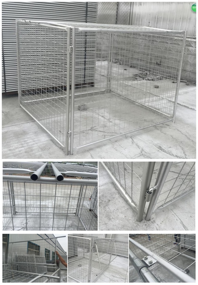 1500mm height x 1800mm width x 1800mm width tube 32mm*1.5mm wall thick rubbish containments and cage 5