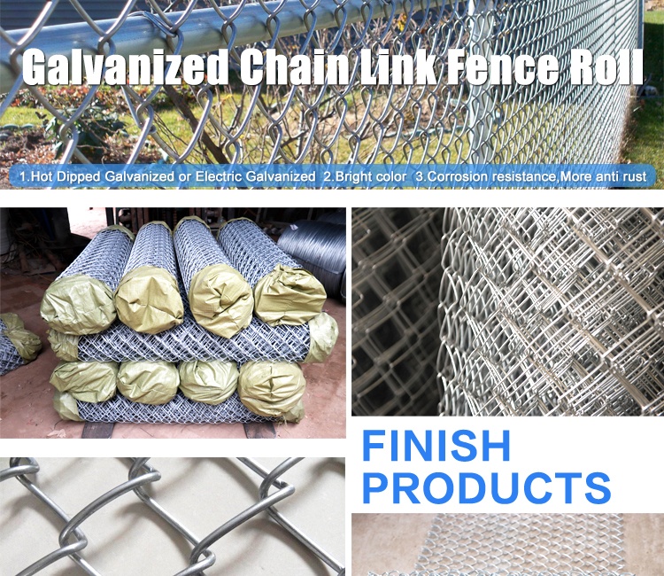 Hot Dipped Galvanized Chain Link Temporary Fence USA (Factory Price)