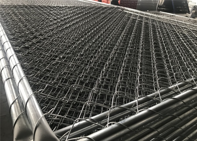 8'X14' temporary construction fence mesh 2&frac12;"x2&frac12;"(63mmx63mm) and tube 1&frac14;"(32mm) 1⅜"(35mm) 1&frac12;"(38mm) wall thick 17ga 8