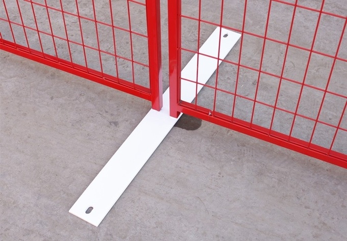 Interpon Powder  Coated Blue Construction Temporary Fence Height 6&rsquo;/1830mm*Width9.5&rsquo;/2900mm Spacing4"x12"/100mmx300mm 4