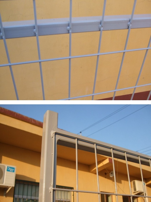 Powder coated 6&rsquo;/1830mmx10&rsquo;/3048mm width construction temp fence panels mesh 2"x4"/50mmx100mm*11.5ga frame 40mm*40*1.5mm 11