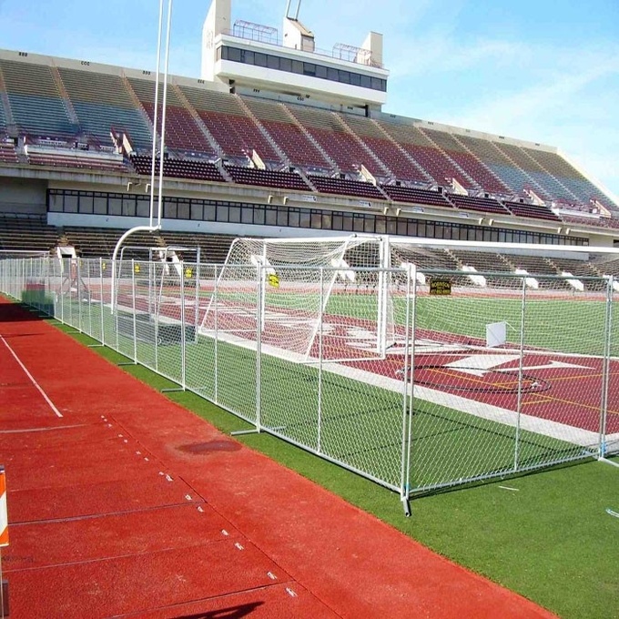 6'X12' chain link fence panels 1⅜"(35mm) outer tube 1.2 oz/ft2/366 g/m2 hot dipped galvanized mesh aperture ) 2½"/63mm 3