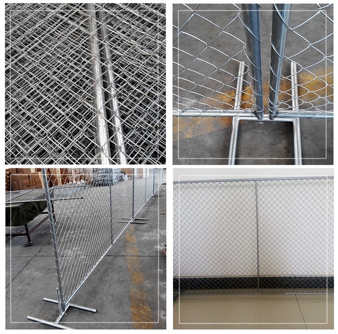 6'X12' chain link fence panels 1⅜"(35mm) outer tube 1.2 oz/ft2/366 g/m2 hot dipped galvanized  mesh aperture ) 2½"/63mm 5