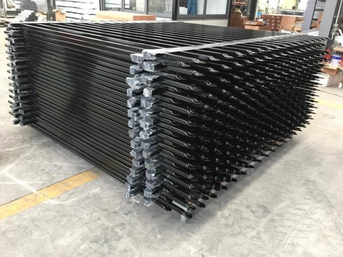 POWDER coated tubular fence panels Hercules Security Fence panels