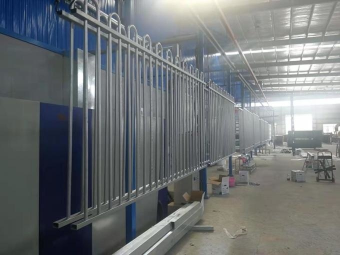 POWDER coated tubular fence panels Hercules Security Fence panels