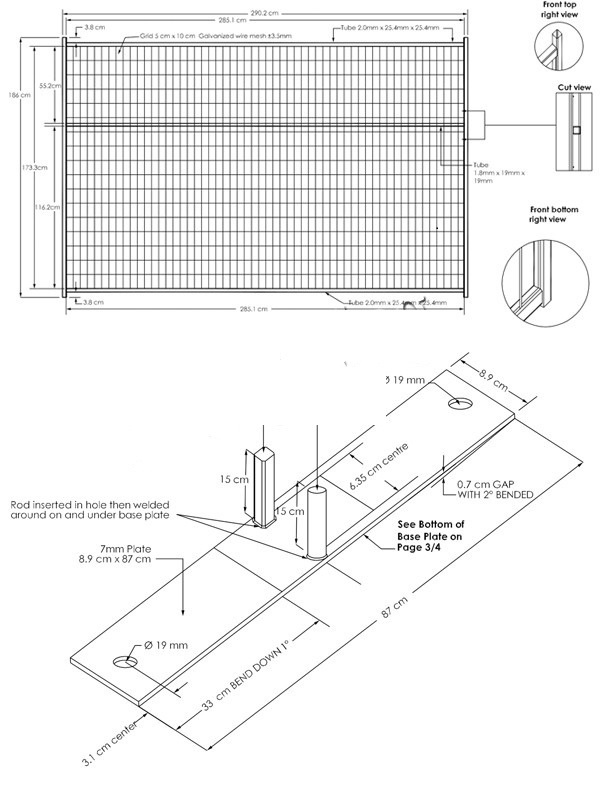 powder coated weld wire canada temporary removable fencing panels 8'x9.5' height tubing 1" profile x 16ga thick 9