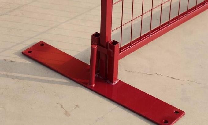 powder coated weld wire canada temporary removable fencing panels 8'x9.5' height tubing 1" profile x 16ga thick 2