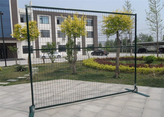 Canada temporary Construction Fence H 6'/1830mm and W 9.6' /2950mm tubing 1"/25mm thick 1.5mm powder coated grey 24