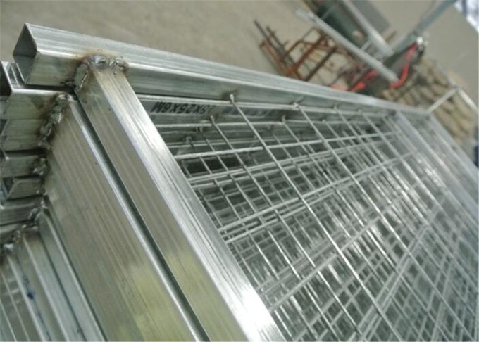 Canada standard Construction Temporary Fencing Panels 6'x9.6' mesh 2"x4"x3.2mm powder coated yellow 1.2"/30mm tubing 7