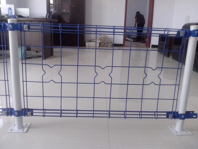 Q195 PVC coated Welded Double-lap fence/Double Circle Wire Fence with factory price Made In China ,High Quality 0