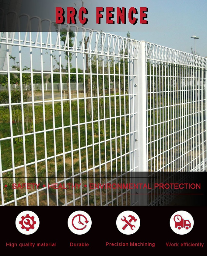 High performance galvanized brc weld mesh panel fence 2