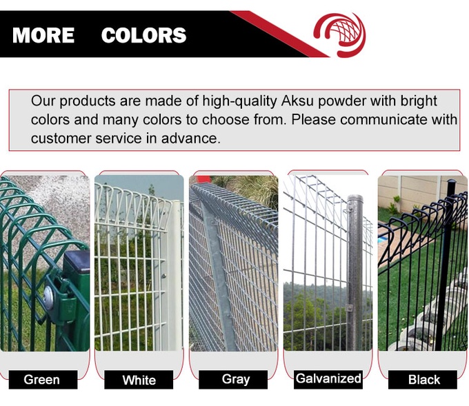 High performance galvanized brc weld mesh panel fence 5