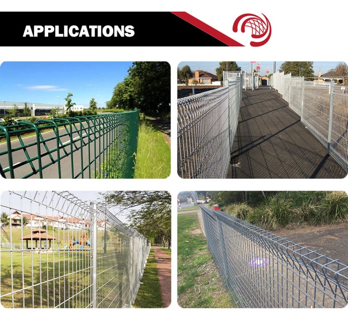 High performance galvanized brc weld mesh panel fence 8