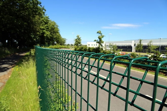 Home Garden Powder Coated Metal Welded Roll Top BRC Fencing