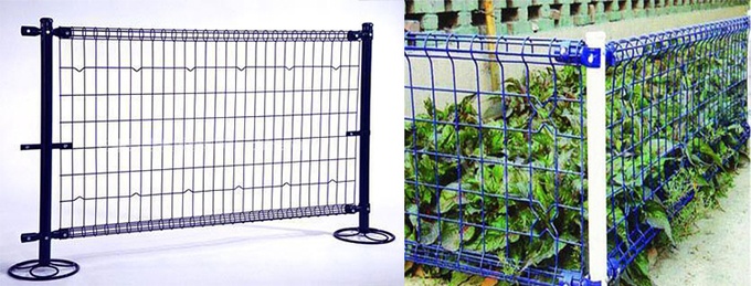 Factory design best price double circle wire mesh fence