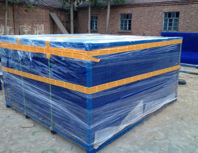 high-quality powder coated double loop wire mesh metal garden fence 6