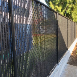 Chain Link Fence with Slats: Blend of Security & Privacy