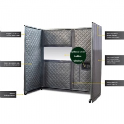 Portable Temporary Noise Fence